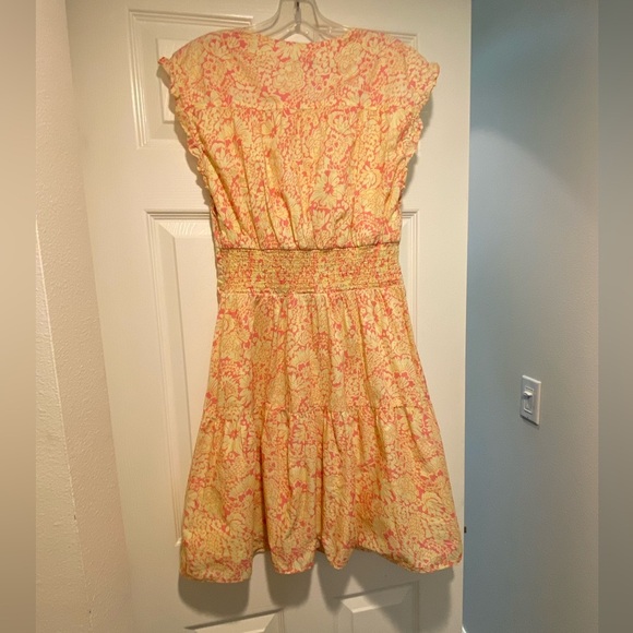 Derek Lam Collective Paisley Floral Flare Short Dress Size 40 medium - Picture 3 of 15